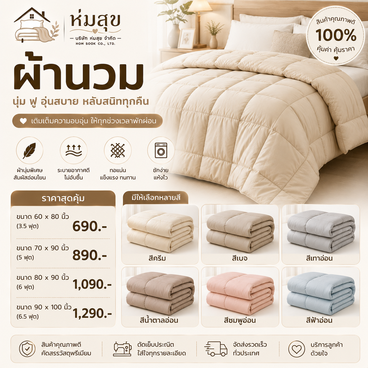 ผ้านวม ห่มสุข